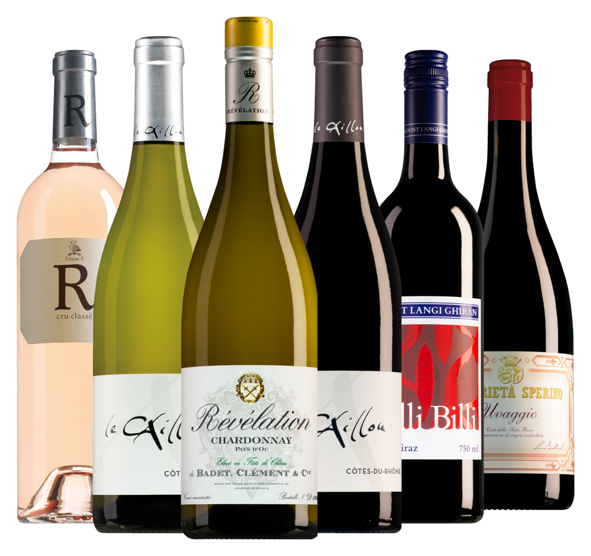 Wijnpakket exclusief mei (6 flessen)